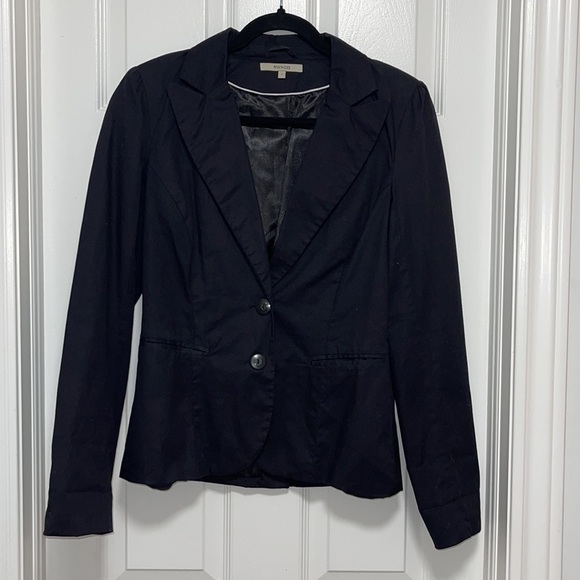 [𝅺rw&co] Black Cotton Blazer - Picture 2 of 14
